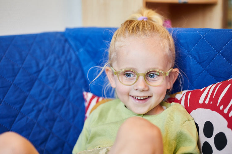 Charly transparant feather green, maat 38