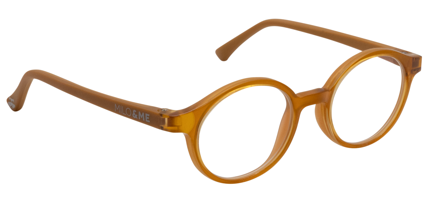Charly transparant golden brown, maat 38