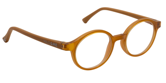 Charly transparant golden brown, maat 38